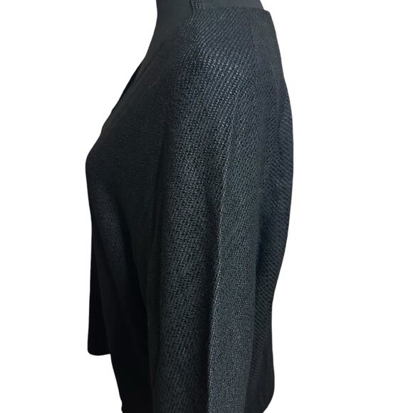 The Row Layered Top Black Knit over Silk US XS - Picture 12 of 13